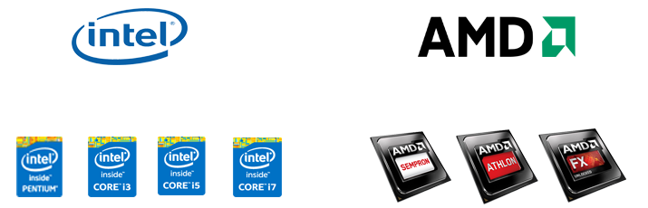 Intel and AMD Processors