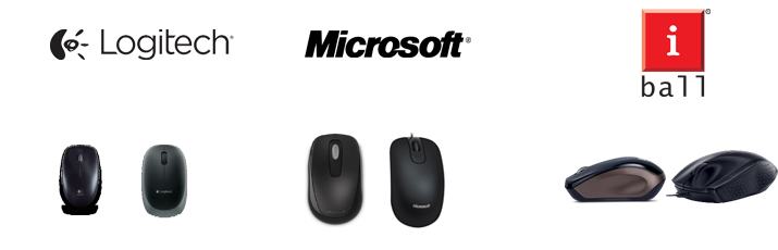 Logirech,Microsoft,iball  Mouse