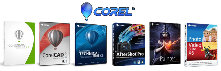 All Software Products of Corel Corporation