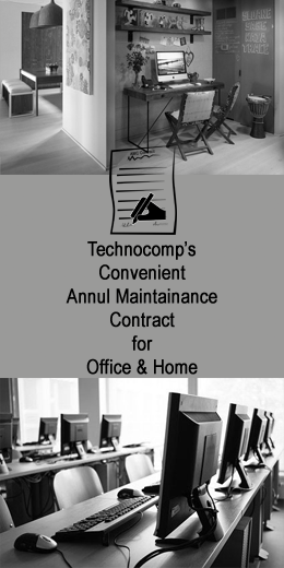 Maintainance Contract Banner of Technocomp